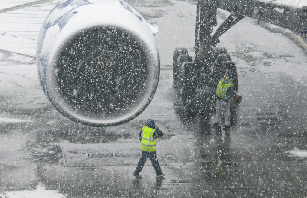 Extremes Winterwetter Verkehr Europa