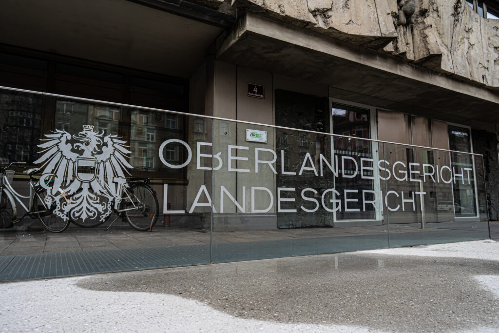 Gerichtsgebäude Innsbruck mit Symbolbild zu Steuerhinterziehung und Verurteilung von Christoph Walser