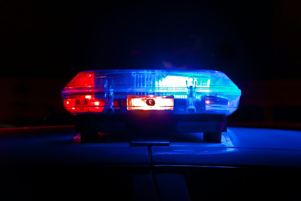 Polizeisperre in Nieuwegein nach einem tödlichen Messerangriff auf ein elfjähriges Mädchen. Messerangriff in Nieuwegein