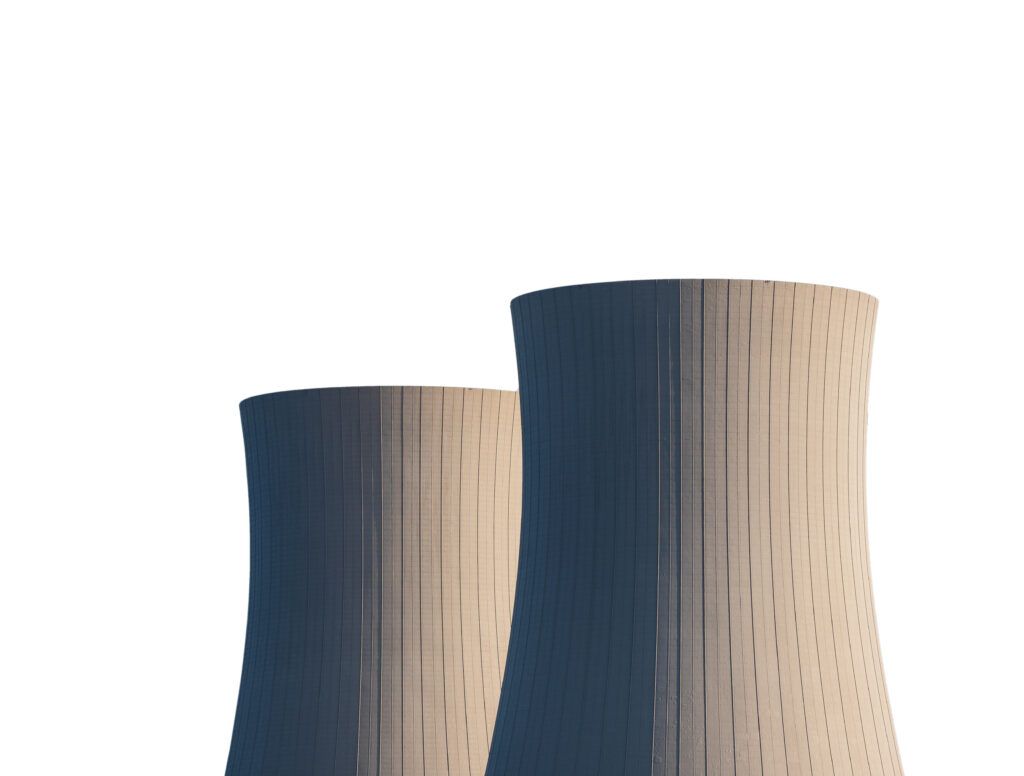 Darstellung der Bedrohung für das Atomkraftwerk Zaporizhzhia durch russische Angriffe im Ukraine-Konflikt.