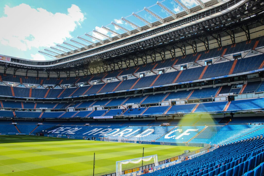 Real Madrid Manchester City: Kylian Mbappé jubelt nach einem Tor für Real Madrid gegen Manchester City.